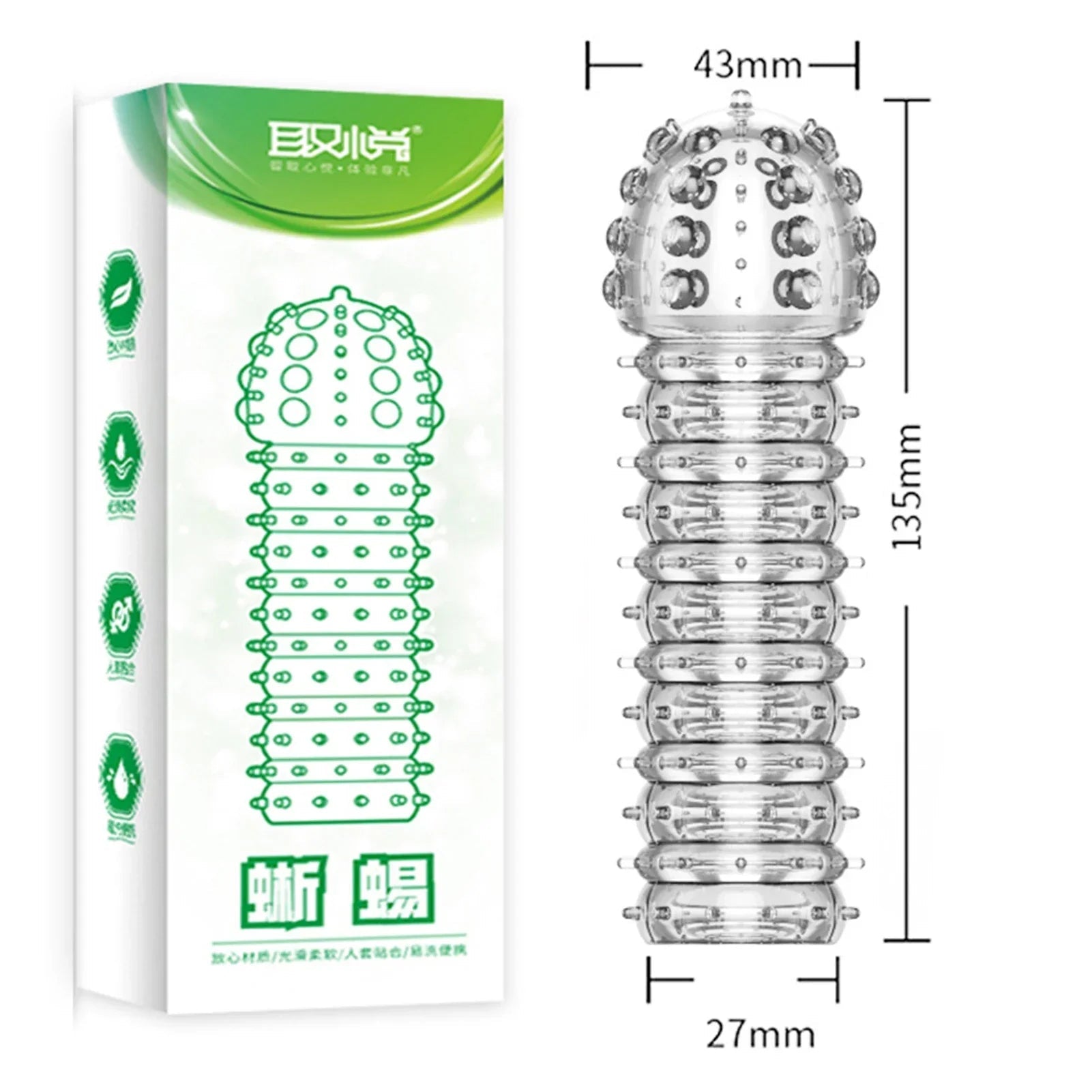 Crystal Ribbed Spikes Dick Extender Penis Enlargement Sleeve Condoms Adult Toys Resuable Condoms G Spot Stimulation Penis Sleeve - My StoreCrystal Ribbed Spikes Dick Extender Penis Enlargement Sleeve Condoms Adult Toys Resuable Condoms G Spot Stimulation Penis Sleevethai - adultMy StoreBCrystal Ribbed Spikes Dick Extender Penis Enlargement Sleeve Condoms Adult Toys Resuable Condoms G Spot Stimulation Penis Sleeve