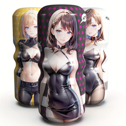 Realistic Rubber Vagina Sex Toy for Men: No Power Required. TPE Material. Adult Novelty Toy