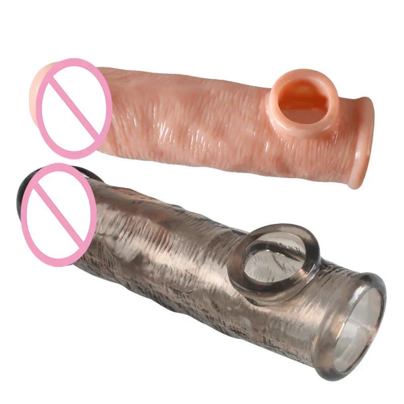Delay Ejaculation Reusable Penile Extension Sleeve Condom 2 Sizes Cock Ring Male Enlargement For Adult Men Dildo Enhancer Sex - My StoreDelay Ejaculation Reusable Penile Extension Sleeve Condom 2 Sizes Cock Ring Male Enlargement For Adult Men Dildo Enhancer Sexthai - adultMy StorefhDelay Ejaculation Reusable Penile Extension Sleeve Condom 2 Sizes Cock Ring Male Enlargement For Adult Men Dildo Enhancer Sex