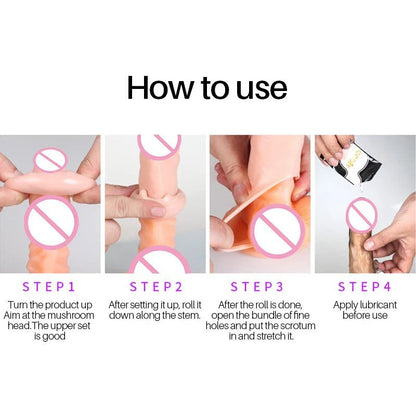 Delay Ejaculation Reusable Penile Extension Sleeve Condom 2 Sizes Cock Ring Male Enlargement For Adult Men Dildo Enhancer Sex - My StoreDelay Ejaculation Reusable Penile Extension Sleeve Condom 2 Sizes Cock Ring Male Enlargement For Adult Men Dildo Enhancer Sexthai - adultMy StorefhDelay Ejaculation Reusable Penile Extension Sleeve Condom 2 Sizes Cock Ring Male Enlargement For Adult Men Dildo Enhancer Sex