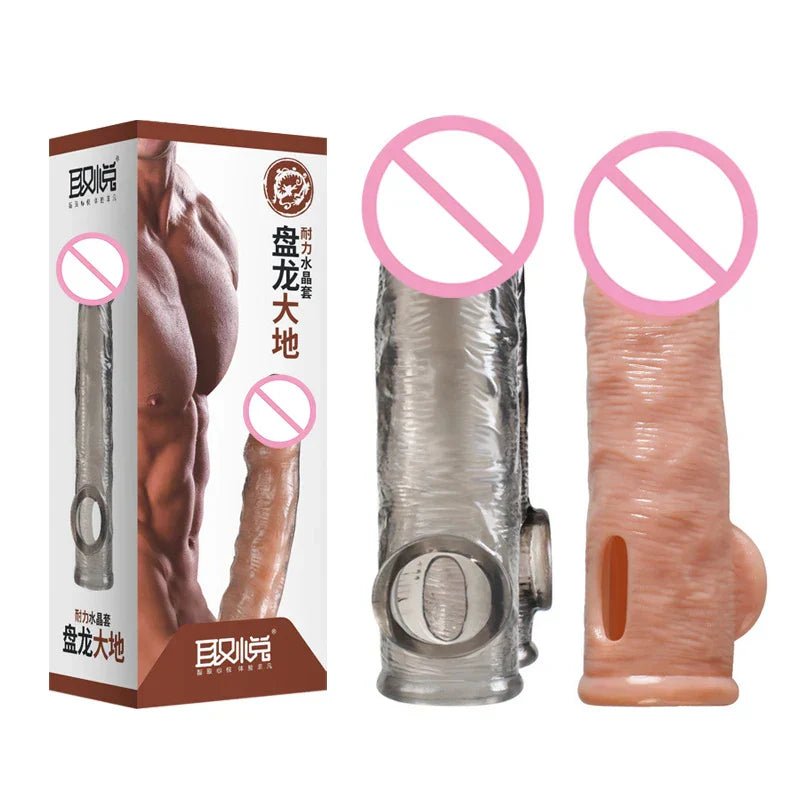Delay Ejaculation Reusable Penile Extension Sleeve Condom 2 Sizes Cock Ring Male Enlargement For Adult Men Dildo Enhancer Sex - My StoreDelay Ejaculation Reusable Penile Extension Sleeve Condom 2 Sizes Cock Ring Male Enlargement For Adult Men Dildo Enhancer Sexthai - adultMy StorefhDelay Ejaculation Reusable Penile Extension Sleeve Condom 2 Sizes Cock Ring Male Enlargement For Adult Men Dildo Enhancer Sex