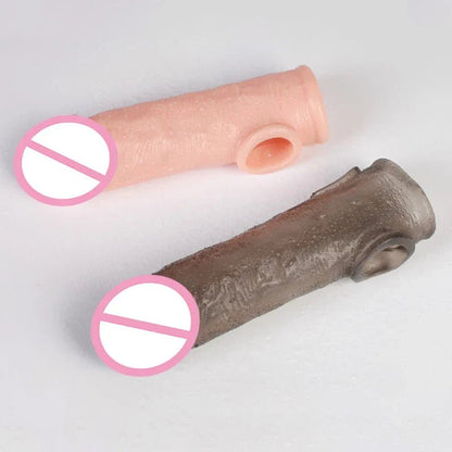 Delay Ejaculation Reusable Penile Extension Sleeve Condom 2 Sizes Cock Ring Male Enlargement For Adult Men Dildo Enhancer Sex - My StoreDelay Ejaculation Reusable Penile Extension Sleeve Condom 2 Sizes Cock Ring Male Enlargement For Adult Men Dildo Enhancer Sexthai - adultMy StorefhDelay Ejaculation Reusable Penile Extension Sleeve Condom 2 Sizes Cock Ring Male Enlargement For Adult Men Dildo Enhancer Sex