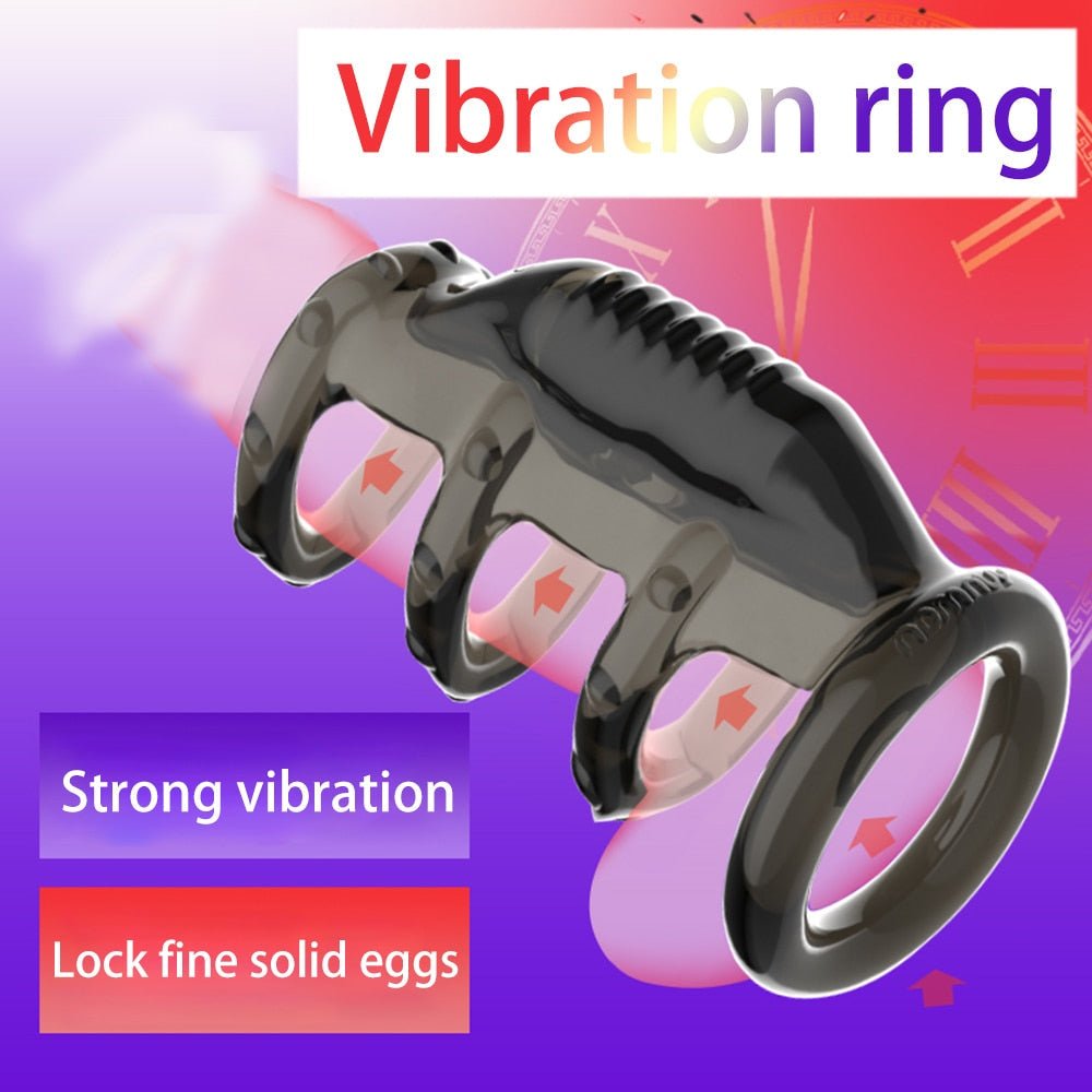 Dick Vibrating Penis Rings for Male Delay Ejaculation Men Sex Toys Silicon Penis Sleeve Ring Cock Ring Men Chastity Cage Device - My StoreDick Vibrating Penis Rings for Male Delay Ejaculation Men Sex Toys Silicon Penis Sleeve Ring Cock Ring Men Chastity Cage Device33sextoysMy StoreAs shownAs shownDick Vibrating Penis Rings for Male Delay Ejaculation Men Sex Toys Silicon Penis Sleeve Ring Cock Ring Men Chastity Cage Device