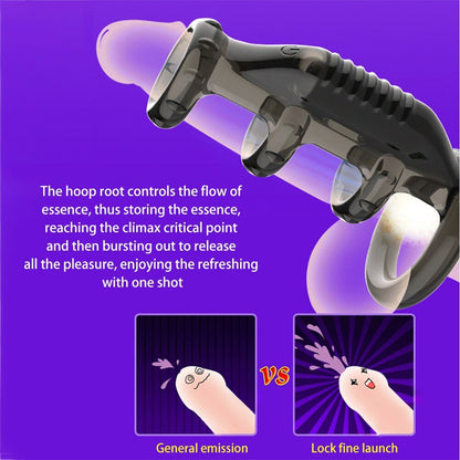 Dick Vibrating Penis Rings for Male Delay Ejaculation Men Sex Toys Silicon Penis Sleeve Ring Cock Ring Men Chastity Cage Device - My StoreDick Vibrating Penis Rings for Male Delay Ejaculation Men Sex Toys Silicon Penis Sleeve Ring Cock Ring Men Chastity Cage Device33sextoysMy StoreAs shownAs shownDick Vibrating Penis Rings for Male Delay Ejaculation Men Sex Toys Silicon Penis Sleeve Ring Cock Ring Men Chastity Cage Device