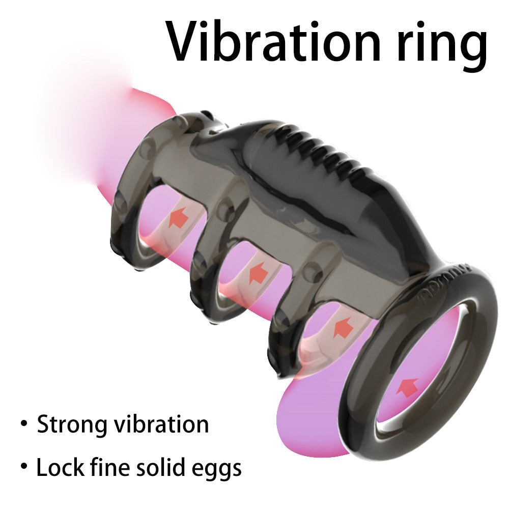 Dick Vibrating Penis Rings for Male Delay Ejaculation Men Sex Toys Silicon Penis Sleeve Ring Cock Ring Men Chastity Cage Device - My StoreDick Vibrating Penis Rings for Male Delay Ejaculation Men Sex Toys Silicon Penis Sleeve Ring Cock Ring Men Chastity Cage Device33sextoysMy StoreAs shownAs shownDick Vibrating Penis Rings for Male Delay Ejaculation Men Sex Toys Silicon Penis Sleeve Ring Cock Ring Men Chastity Cage Device
