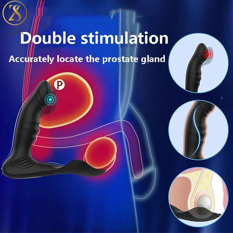 Double Stimulation Anal Vibrator Erotic Butt Plug Adult Sex Toy For Men Wireless Remote Testicular Prostate Massage Vibration - My StoreDouble Stimulation Anal Vibrator Erotic Butt Plug Adult Sex Toy For Men Wireless Remote Testicular Prostate Massage Vibrationthai - adultMy StoreBlackDouble Stimulation Anal Vibrator Erotic Butt Plug Adult Sex Toy For Men Wireless Remote Testicular Prostate Massage Vibration