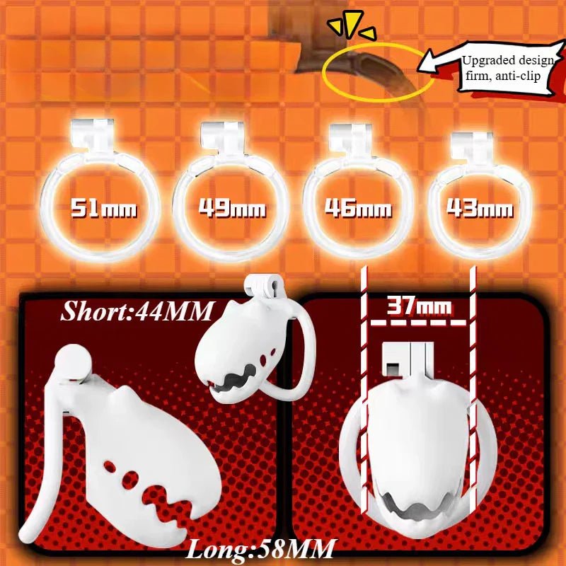 Furry Cute Male Chastity Cage CB Lock SM Flirting Adult Toy Bondage Device for Gay Erotic Urethral Lock with 4Ring Wrapped Penis - My StoreFurry Cute Male Chastity Cage CB Lock SM Flirting Adult Toy Bondage Device for Gay Erotic Urethral Lock with 4Ring Wrapped Penisthai - adultMy StoreBlack - longFurry Cute Male Chastity Cage CB Lock SM Flirting Adult Toy Bondage Device for Gay Erotic Urethral Lock with 4Ring Wrapped Penis