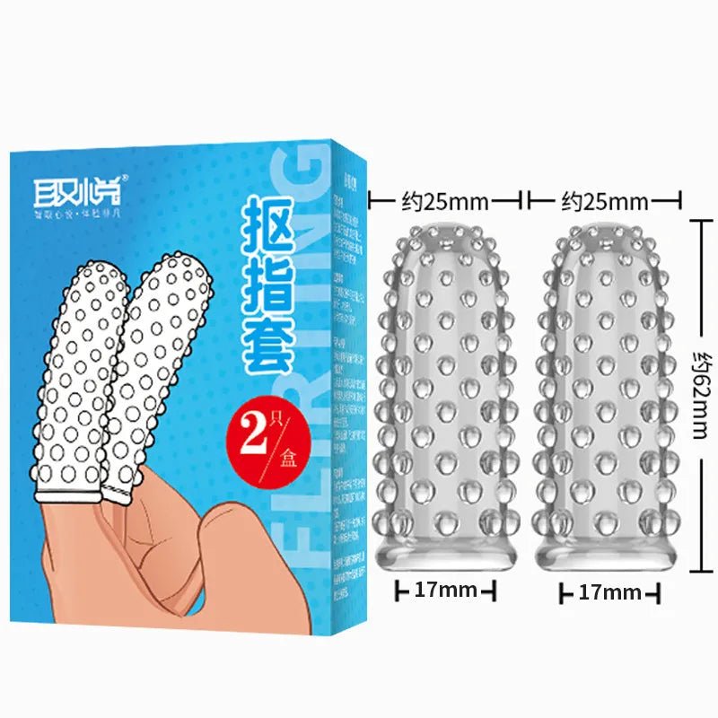 G Spot Finger Sleeve Massage Condoms Adult Toys for Women Masturbation Large Particles Flirting Sex Toys juguetes para adultos - My StoreG Spot Finger Sleeve Massage Condoms Adult Toys for Women Masturbation Large Particles Flirting Sex Toys juguetes para adultosthai - adultMy Store2PCS Style 6G Spot Finger Sleeve Massage Condoms Adult Toys for Women Masturbation Large Particles Flirting Sex Toys juguetes para adultos