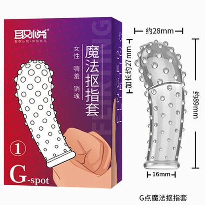 G Spot Finger Sleeve Massage Condoms Adult Toys for Women Masturbation Large Particles Flirting Sex Toys juguetes para adultos - My StoreG Spot Finger Sleeve Massage Condoms Adult Toys for Women Masturbation Large Particles Flirting Sex Toys juguetes para adultosthai - adultMy Store1PCS Style 1G Spot Finger Sleeve Massage Condoms Adult Toys for Women Masturbation Large Particles Flirting Sex Toys juguetes para adultos