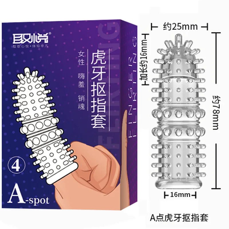 G Spot Finger Sleeve Massage Condoms Adult Toys for Women Masturbation Large Particles Flirting Sex Toys juguetes para adultos - My StoreG Spot Finger Sleeve Massage Condoms Adult Toys for Women Masturbation Large Particles Flirting Sex Toys juguetes para adultosthai - adultMy Store1PCS Style 4G Spot Finger Sleeve Massage Condoms Adult Toys for Women Masturbation Large Particles Flirting Sex Toys juguetes para adultos