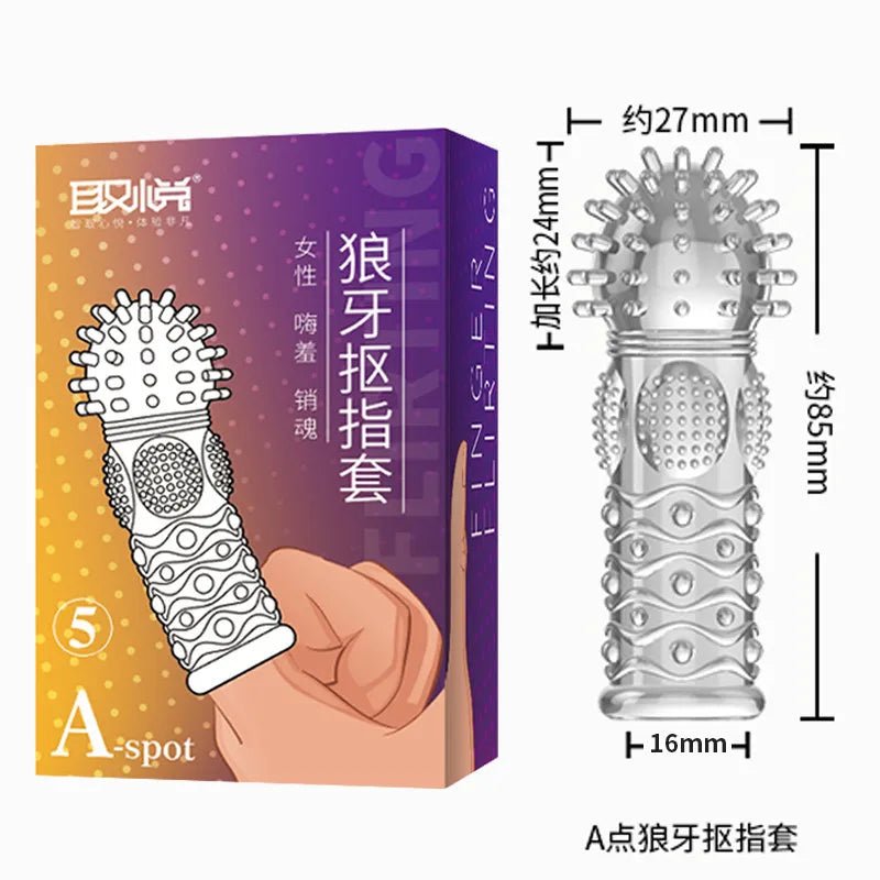 G Spot Finger Sleeve Massage Condoms Adult Toys for Women Masturbation Large Particles Flirting Sex Toys juguetes para adultos - My StoreG Spot Finger Sleeve Massage Condoms Adult Toys for Women Masturbation Large Particles Flirting Sex Toys juguetes para adultosthai - adultMy Store1PCS Style 5G Spot Finger Sleeve Massage Condoms Adult Toys for Women Masturbation Large Particles Flirting Sex Toys juguetes para adultos