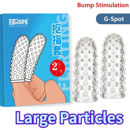 G Spot Finger Sleeve Massage Condoms Adult Toys for Women Masturbation Large Particles Flirting Sex Toys juguetes para adultos - My StoreG Spot Finger Sleeve Massage Condoms Adult Toys for Women Masturbation Large Particles Flirting Sex Toys juguetes para adultosthai - adultMy Store2PCS Style 6G Spot Finger Sleeve Massage Condoms Adult Toys for Women Masturbation Large Particles Flirting Sex Toys juguetes para adultos