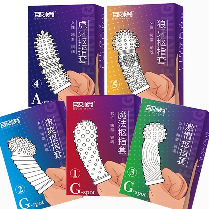 G Spot Finger Sleeve Massage Condoms Adult Toys for Women Masturbation Large Particles Flirting Sex Toys juguetes para adultos - My StoreG Spot Finger Sleeve Massage Condoms Adult Toys for Women Masturbation Large Particles Flirting Sex Toys juguetes para adultosthai - adultMy Store2PCS Style 6G Spot Finger Sleeve Massage Condoms Adult Toys for Women Masturbation Large Particles Flirting Sex Toys juguetes para adultos