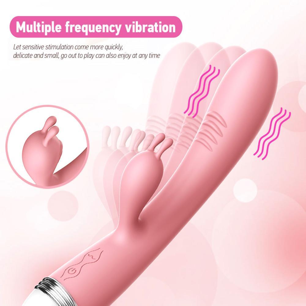 G - spot Rabbit Double Vibrator for Woman Strapon Masturbation Clitoris Stimulator Dildos Waterproof Rechargeable Adult Sex Toys - My StoreG - spot Rabbit Double Vibrator for Woman Strapon Masturbation Clitoris Stimulator Dildos Waterproof Rechargeable Adult Sex Toys33sextoysMy StoreHH59-upgradeupgradeG - spot Rabbit Double Vibrator for Woman Strapon Masturbation Clitoris Stimulator Dildos Waterproof Rechargeable Adult Sex Toys