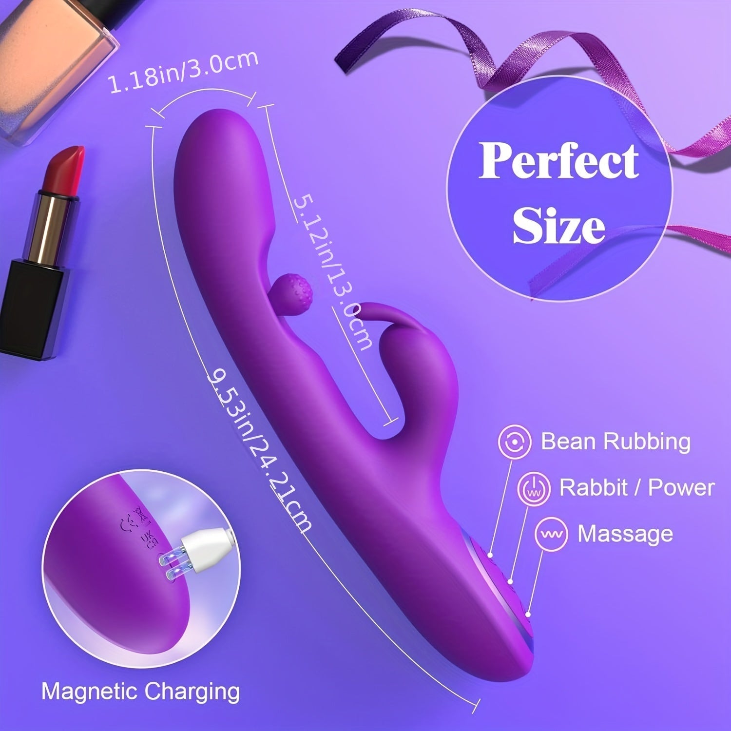 G Spot Vibrator Sex Toys - 3 In 1 Adult Sex Toys With 10 Rubbing & 7 Vibrating & 7 Massaging. Clitoral Stimulator Dildo Rabbit Vibrators Women Sex Toy For Female And Couples Pleasure. Violet - My StoreG Spot Vibrator Sex Toys - 3 In 1 Adult Sex Toys With 10 Rubbing & 7 Vibrating & 7 Massaging. Clitoral Stimulator Dildo Rabbit Vibrators Women Sex Toy For Female And Couples Pleasure. Violetthai - adultMy StorePurpleG Spot Vibrator Sex Toys - 3 In 1 Adult Sex Toys With 10 Rubbing & 7 Vibrating & 7 