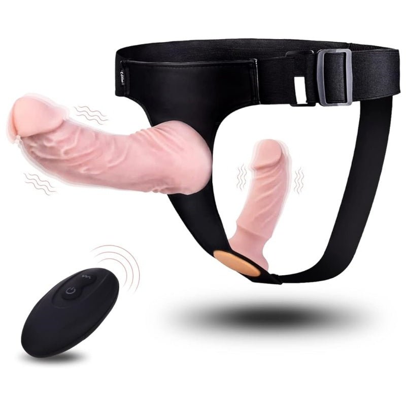Harness Strap - On Vibration Realistic Dildos with 10 Strong Modes 2 Dildos Silicone Anal G - spot Stimulation Adjustable Strapless Sex Toys for Female Couple Lesbian | Remote Control - My StoreHarness Strap - On Vibration Realistic Dildos with 10 Strong Modes 2 Dildos Silicone Anal G - spot Stimulation Adjustable Strapless Sex Toys for Female Couple Lesbian | Remote Controlthai - adultMy Store3 Removable DildosHarness Strap - On Vibration Realistic Dildos with 10 Strong Modes 2 Dildos Silicone 