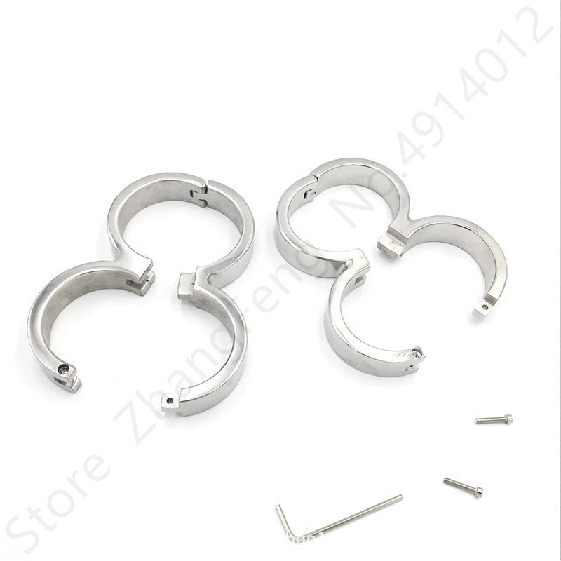 Heavy Stainless Steel Handcuffs Ankle Cuff Bondage BDSM Fetish Adult Sex Toys for Woman Screw Sex Toy Bundle Sex Shop China 18+ - My StoreHeavy Stainless Steel Handcuffs Ankle Cuff Bondage BDSM Fetish Adult Sex Toys for Woman Screw Sex Toy Bundle Sex Shop China 18+33sextoysMy StoreWomen  (round)Women (round)Heavy Stainless Steel Handcuffs Ankle Cuff Bondage BDSM Fetish Adult Sex Toys for Woman Screw Sex Toy Bundle Sex Shop China 18+