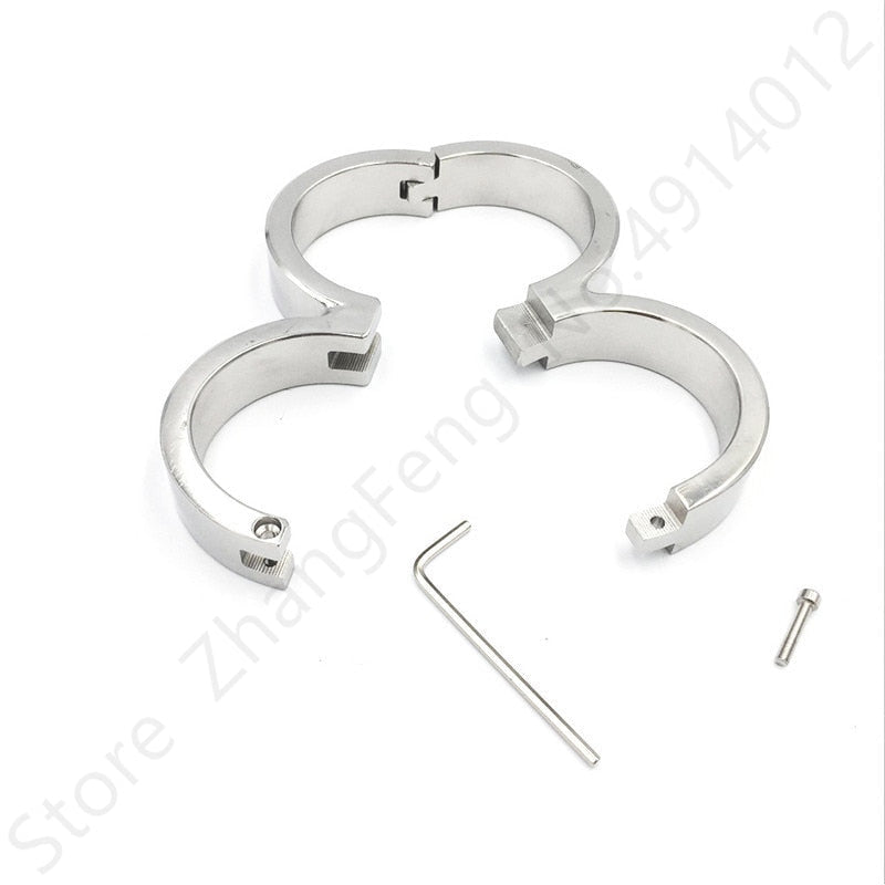 Heavy Stainless Steel Handcuffs Ankle Cuff Bondage BDSM Fetish Adult Sex Toys for Woman Screw Sex Toy Bundle Sex Shop China 18+ - My StoreHeavy Stainless Steel Handcuffs Ankle Cuff Bondage BDSM Fetish Adult Sex Toys for Woman Screw Sex Toy Bundle Sex Shop China 18+33sextoysMy StoreWomen  (round)Women (round)Heavy Stainless Steel Handcuffs Ankle Cuff Bondage BDSM Fetish Adult Sex Toys for Woman Screw Sex Toy Bundle Sex Shop China 18+
