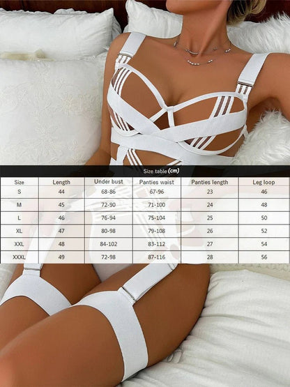 Hot Sexy Hollow Lingerie for Women Open Anal BDSM Role Play Bondage Uniform Erotic Maid Underwear Cosplay Costumes Outfit Set - My StoreHot Sexy Hollow Lingerie for Women Open Anal BDSM Role Play Bondage Uniform Erotic Maid Underwear Cosplay Costumes Outfit Setthai - adultMy StoreKYTF429 - 1SHot Sexy Hollow Lingerie for Women Open Anal BDSM Role Play Bondage Uniform Erotic Maid Underwear Cosplay Costumes Outfit Set