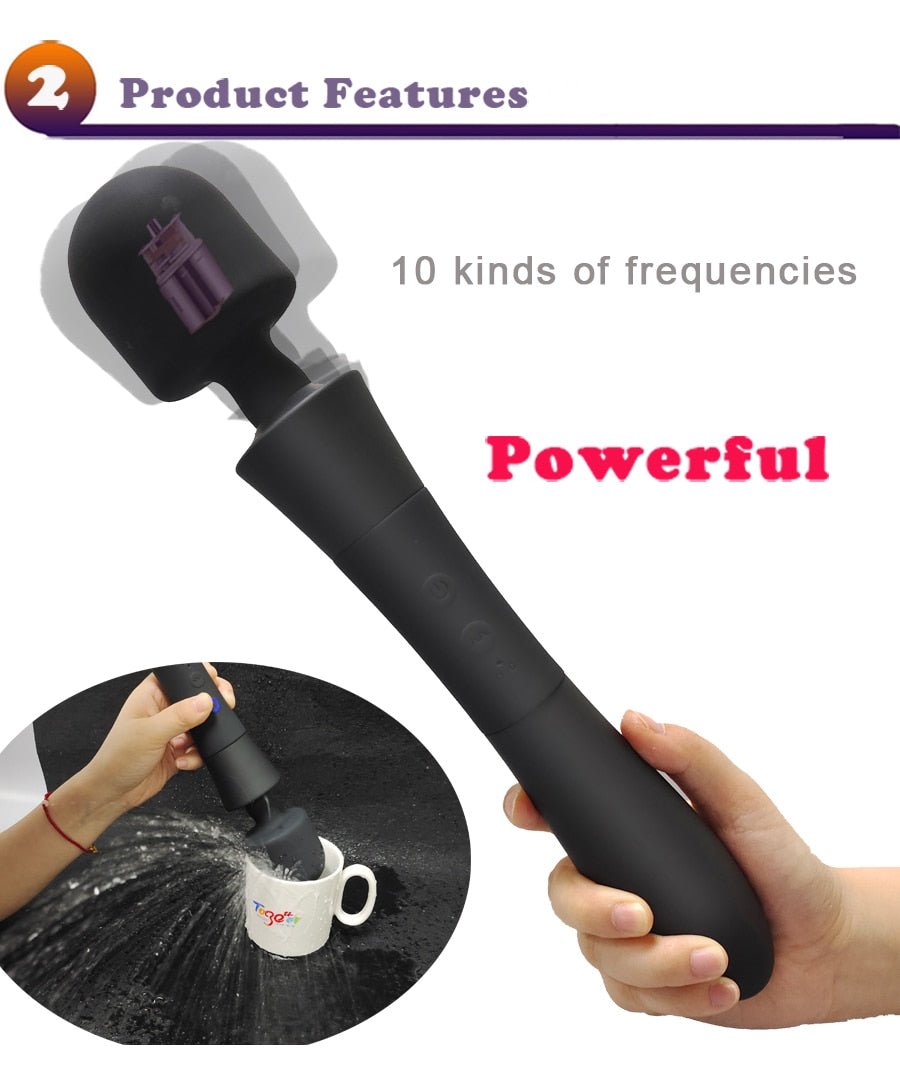 Huge Magic Wand Powerful Vibrators for Women Big AV Stick Female Clitoris G Spot Body Massager Adult Vibrator Sex Toys for Woman - My StoreHuge Magic Wand Powerful Vibrators for Women Big AV Stick Female Clitoris G Spot Body Massager Adult Vibrator Sex Toys for Woman33sextoysMy StoreChina-GrayTHGrayHuge Magic Wand Powerful Vibrators for Women Big AV Stick Female Clitoris G Spot Body Massager Adult Vibrator Sex Toys for Woman