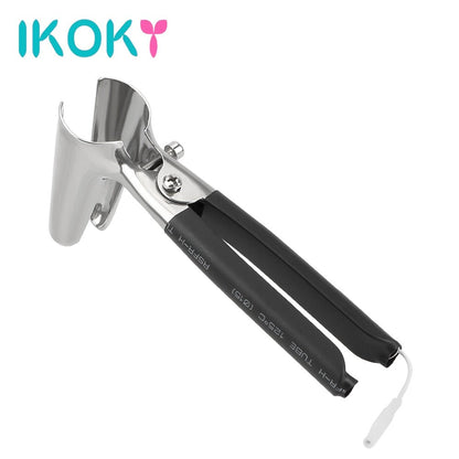 IKOKY Electric Shock Anal Expander Anal Speculum Vaginal Dilator Medical Themed Toys Sex Toys for Women Stainless Steel - My StoreIKOKY Electric Shock Anal Expander Anal Speculum Vaginal Dilator Medical Themed Toys Sex Toys for Women Stainless Steel33sextoysMy StoreIKOKY Electric Shock Anal Expander Anal Speculum Vaginal Dilator Medical Themed Toys Sex Toys for Women Stainless Steel