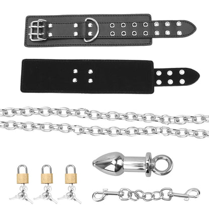 IKOKY Handcuff Bondage Kit Sex Toys for Women Leather Wrist Cuff Sex Restraints with Anal Plug Anal Plug Erotic Enema - My StoreIKOKY Handcuff Bondage Kit Sex Toys for Women Leather Wrist Cuff Sex Restraints with Anal Plug Anal Plug Erotic Enema33sextoysMy StoreIKOKY Handcuff Bondage Kit Sex Toys for Women Leather Wrist Cuff Sex Restraints with Anal Plug Anal Plug Erotic Enema