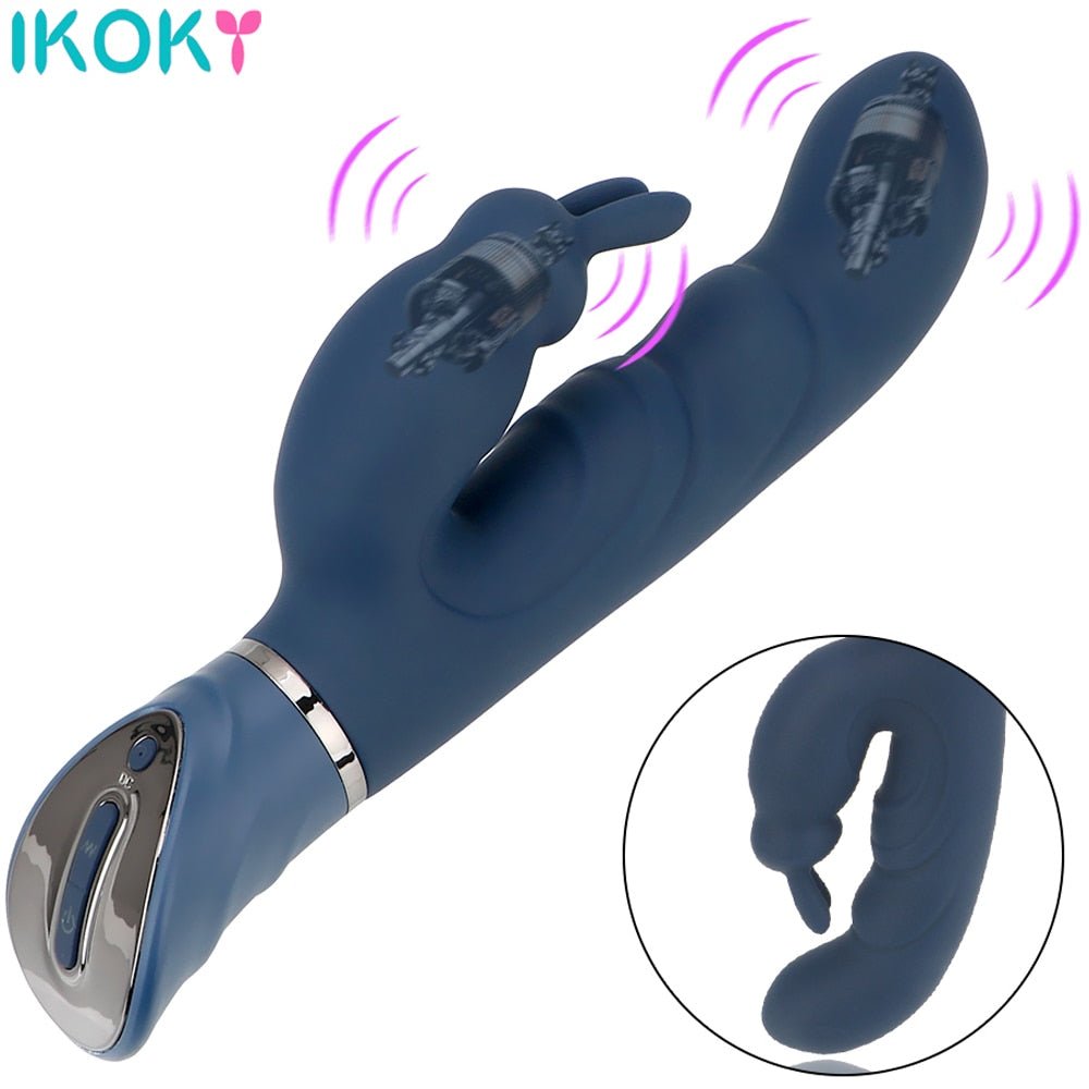 IKOKY Rabbit Vibrator G Spot Dildo Vibrator for Women 10 Vibration Modes .Waterproof Bunny Vibrator Clitoral Vibrator Sex Toys - My StoreIKOKY Rabbit Vibrator G Spot Dildo Vibrator for Women 10 Vibration Modes .Waterproof Bunny Vibrator Clitoral Vibrator Sex Toys33sextoysMy StoreChinaTHIKOKY Rabbit Vibrator G Spot Dildo Vibrator for Women 10 Vibration Modes .Waterproof Bunny Vibrator Clitoral Vibrator Sex Toys