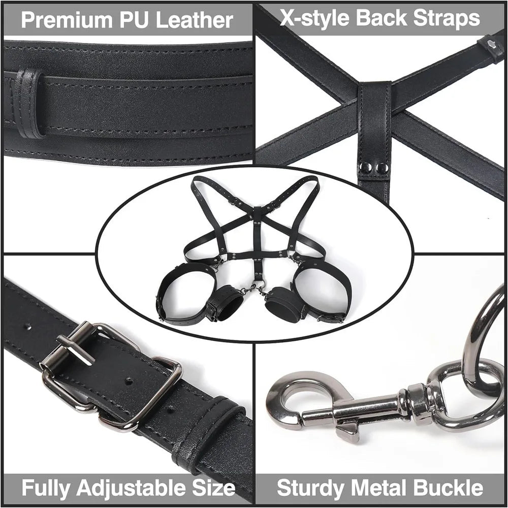 Leather Sex Bondage Suit Anal Hook Dribbling Gagged Anal Trainer Cosplay Ass Plug Fetish Slave Sex Toys Woman Man erotic 18+ - My StoreLeather Sex Bondage Suit Anal Hook Dribbling Gagged Anal Trainer Cosplay Ass Plug Fetish Slave Sex Toys Woman Man erotic 18+thai - adultMy StoreReverse back slingLeather Sex Bondage Suit Anal Hook Dribbling Gagged Anal Trainer Cosplay Ass Plug Fetish Slave Sex Toys Woman Man erotic 18+