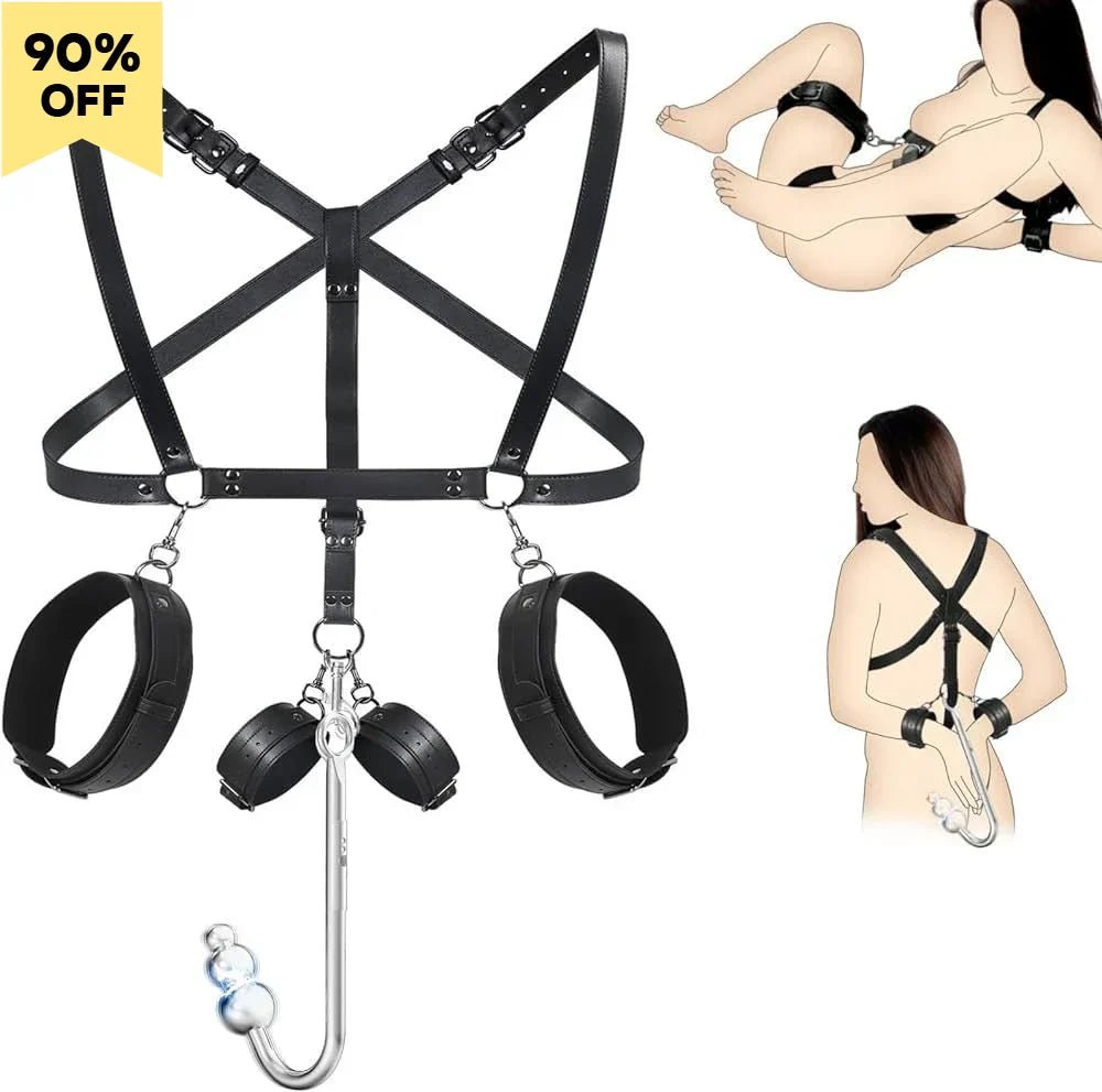 Leather Sex Bondage Suit Anal Hook Dribbling Gagged Anal Trainer Cosplay Ass Plug Fetish Slave Sex Toys Woman Man erotic 18+ - My StoreLeather Sex Bondage Suit Anal Hook Dribbling Gagged Anal Trainer Cosplay Ass Plug Fetish Slave Sex Toys Woman Man erotic 18+thai - adultMy StoreReverse back slingLeather Sex Bondage Suit Anal Hook Dribbling Gagged Anal Trainer Cosplay Ass Plug Fetish Slave Sex Toys Woman Man erotic 18+