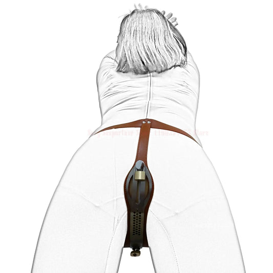 Leather T - Shaped Female Lock Belt Masturbator Strap On Pants Underwear Fetish Chastity Sex Chastity Device Bdsm Toys - My StoreLeather T - Shaped Female Lock Belt Masturbator Strap On Pants Underwear Fetish Chastity Sex Chastity Device Bdsm Toysthai - adultMy StoreBrown white 52 - 106cmLeather T - Shaped Female Lock Belt Masturbator Strap On Pants Underwear Fetish Chastity Sex Chastity Device Bdsm Toys