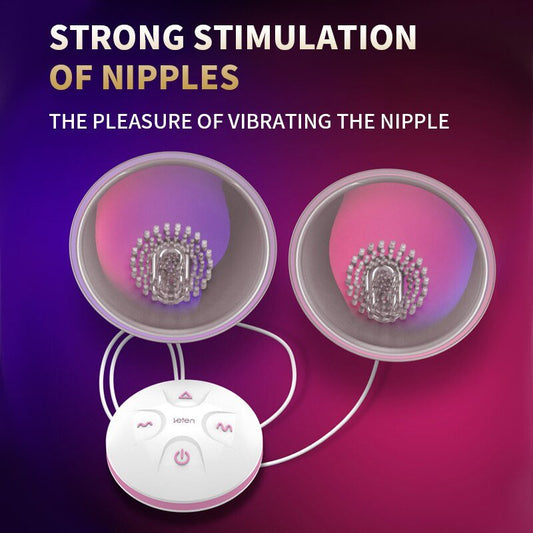 Leten Breast Pump Sex Toys for Women Nipple Sucker Strecher Massager Remote Control Vibrators 10 Vibrating Mode Sucking Licking - My StoreLeten Breast Pump Sex Toys for Women Nipple Sucker Strecher Massager Remote Control Vibrators 10 Vibrating Mode Sucking Licking33sextoysMy Store1Pair 2Pcs-8cm1Pair 2Pcs8cmLeten Breast Pump Sex Toys for Women Nipple Sucker Strecher Massager Remote Control Vibrators 10 Vibrating Mode Sucking Licking