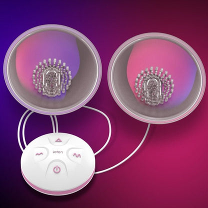 Leten Breast Pump Sex Toys for Women Nipple Sucker Strecher Massager Remote Control Vibrators 10 Vibrating Mode Sucking Licking - My StoreLeten Breast Pump Sex Toys for Women Nipple Sucker Strecher Massager Remote Control Vibrators 10 Vibrating Mode Sucking Licking33sextoysMy Store1Pair 2Pcs-8cm1Pair 2Pcs8cmLeten Breast Pump Sex Toys for Women Nipple Sucker Strecher Massager Remote Control Vibrators 10 Vibrating Mode Sucking Licking