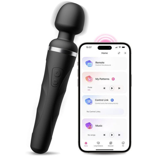 LOVENSE Domi 2 Wand Massager for Women Men. Classic Wand Vibrator. Powerful Stimulator with Dual Rotating Head. Bluetooth App Controlled. Customizable Vibrations Partner Play - My StoreLOVENSE Domi 2 Wand Massager for Women Men. Classic Wand Vibrator. Powerful Stimulator with Dual Rotating Head. Bluetooth App Controlled. Customizable Vibrations Partner Playthai - adultMy StoreLOVENSE Domi 2 Wand Massager for Women Men. Classic Wand Vibrator. Powerful Stimulator with Dual Rotating Head. Bluetooth