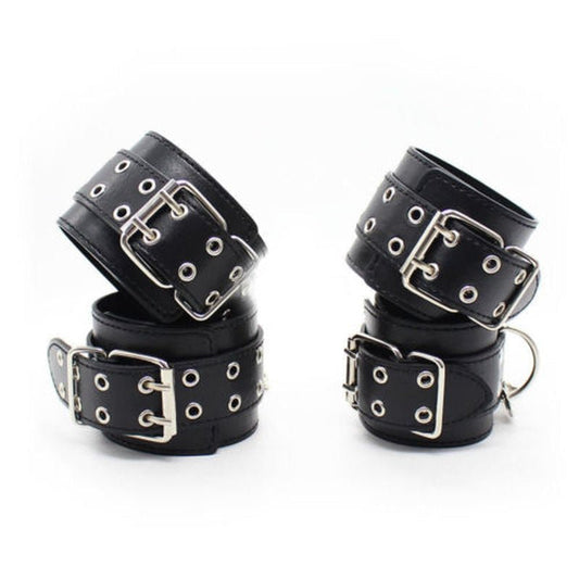 Male Female Black PU Leather Neck Collar Handcuffs Ankle Cuffs Wrist Chain Slave Bondage BDSM Fetish Restraints Kit Sex Toys - My StoreMale Female Black PU Leather Neck Collar Handcuffs Ankle Cuffs Wrist Chain Slave Bondage BDSM Fetish Restraints Kit Sex Toys33sextoysMy StoreHandcuffsHandcuffsMale Female Black PU Leather Neck Collar Handcuffs Ankle Cuffs Wrist Chain Slave Bondage BDSM Fetish Restraints Kit Sex Toys