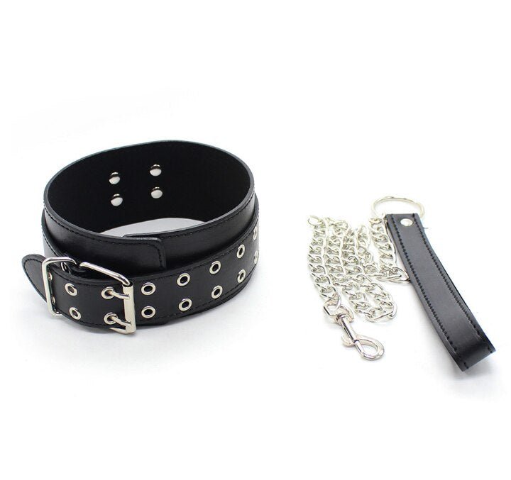 Male Female Black PU Leather Neck Collar Handcuffs Ankle Cuffs Wrist Chain Slave Bondage BDSM Fetish Restraints Kit Sex Toys - My StoreMale Female Black PU Leather Neck Collar Handcuffs Ankle Cuffs Wrist Chain Slave Bondage BDSM Fetish Restraints Kit Sex Toys33sextoysMy StoreHandcuffsHandcuffsMale Female Black PU Leather Neck Collar Handcuffs Ankle Cuffs Wrist Chain Slave Bondage BDSM Fetish Restraints Kit Sex Toys