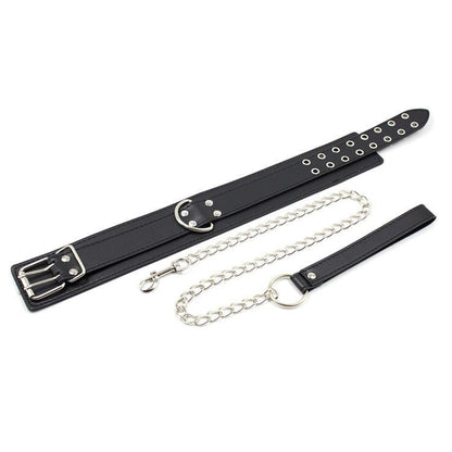 Male Female Black PU Leather Neck Collar Handcuffs Ankle Cuffs Wrist Chain Slave Bondage BDSM Fetish Restraints Kit Sex Toys - My StoreMale Female Black PU Leather Neck Collar Handcuffs Ankle Cuffs Wrist Chain Slave Bondage BDSM Fetish Restraints Kit Sex Toys33sextoysMy StoreHandcuffsHandcuffsMale Female Black PU Leather Neck Collar Handcuffs Ankle Cuffs Wrist Chain Slave Bondage BDSM Fetish Restraints Kit Sex Toys