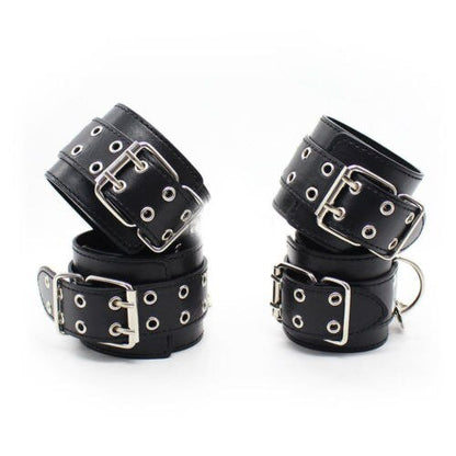 Male Female Black PU Leather Neck Collar Handcuffs Ankle Cuffs Wrist Chain Slave Bondage BDSM Fetish Restraints Kit Sex Toys - My StoreMale Female Black PU Leather Neck Collar Handcuffs Ankle Cuffs Wrist Chain Slave Bondage BDSM Fetish Restraints Kit Sex Toys33sextoysMy StoreHandcuffs Ankle cuffHandcuffs Ankle cuffMale Female Black PU Leather Neck Collar Handcuffs Ankle Cuffs Wrist Chain Slave Bondage BDSM Fetish Restraints Kit Sex Toys