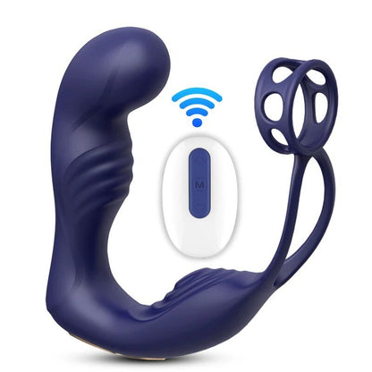 Male Prostate Massage Vibrator Double Ring Anal Plug Vibrator Silicone Delay Ejaculation Male Masturbator Adult Sex Toys for Men - My StoreMale Prostate Massage Vibrator Double Ring Anal Plug Vibrator Silicone Delay Ejaculation Male Masturbator Adult Sex Toys for Menthai - adultMy StorevioletMale Prostate Massage Vibrator Double Ring Anal Plug Vibrator Silicone Delay Ejaculation Male Masturbator Adult Sex Toys for Men