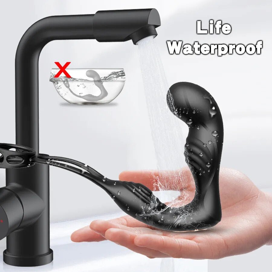 Male Prostate Massage Vibrator Double Ring Anal Plug Vibrator Silicone Delay Ejaculation Male Masturbator Adult Sex Toys for Men - My StoreMale Prostate Massage Vibrator Double Ring Anal Plug Vibrator Silicone Delay Ejaculation Male Masturbator Adult Sex Toys for Menthai - adultMy StoreWine redMale Prostate Massage Vibrator Double Ring Anal Plug Vibrator Silicone Delay Ejaculation Male Masturbator Adult Sex Toys for Men