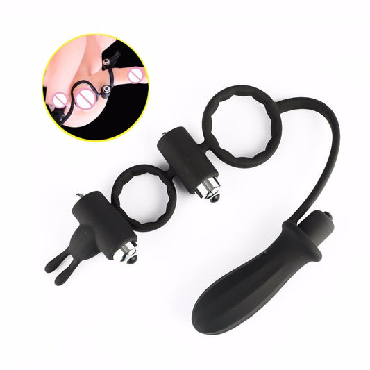 Male Prostate Massager Anal Plug with Vibrating Cock Penis Ring Scrotum Ring Vibrator Sex Toys for Men Butt Plug Sex Product A3 - My StoreMale Prostate Massager Anal Plug with Vibrating Cock Penis Ring Scrotum Ring Vibrator Sex Toys for Men Butt Plug Sex Product A333sextoysMy StoreMale Prostate Massager Anal Plug with Vibrating Cock Penis Ring Scrotum Ring Vibrator Sex Toys for Men Butt Plug Sex Product A3
