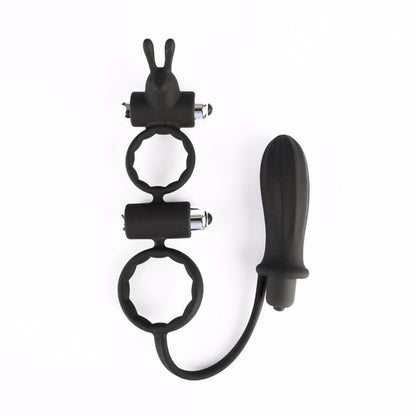 Male Prostate Massager Anal Plug with Vibrating Cock Penis Ring Scrotum Ring Vibrator Sex Toys for Men Butt Plug Sex Product A3 - My StoreMale Prostate Massager Anal Plug with Vibrating Cock Penis Ring Scrotum Ring Vibrator Sex Toys for Men Butt Plug Sex Product A333sextoysMy StoreMale Prostate Massager Anal Plug with Vibrating Cock Penis Ring Scrotum Ring Vibrator Sex Toys for Men Butt Plug Sex Product A3