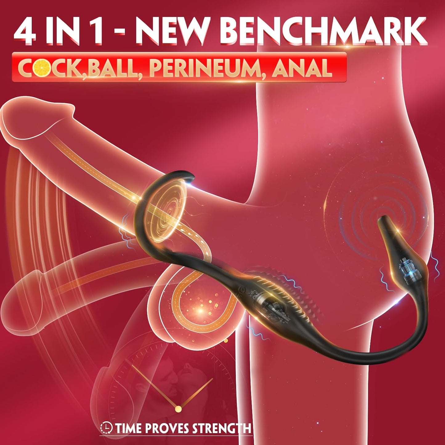 Male Sex Toys for Men Prostate Massager - 4 in 1 Vibrating Cock Ring Penis Ring with Remote Control. 7 Modes Anal Toys Butt Plug G Spot Vibrator Dildo Vibrating Anal Plug Adult Sex Toy for Couples Men - My StoreMale Sex Toys for Men Prostate Massager - 4 in 1 Vibrating Cock Ring Penis Ring with Remote Control. 7 Modes Anal Toys Butt Plug G Spot Vibrator Dildo Vibrating Anal Plug Adult Sex Toy for Couples Menthai - adultMy StoreMale Sex Toys for Men Prostate Massager - 4 in 1 Vibrating Cock Ring 