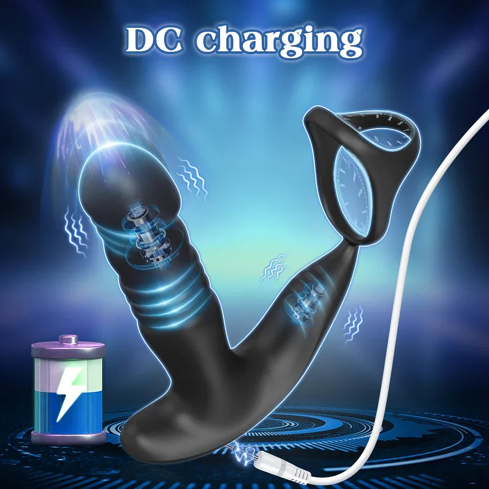 Male Thrusting Prostate Massager Butt Plug for Men APP Control Telescopic Anal Plug Prostate Vibrator for Gay Sex Toy for Men - My StoreMale Thrusting Prostate Massager Butt Plug for Men APP Control Telescopic Anal Plug Prostate Vibrator for Gay Sex Toy for Menthai - adultMy StoreAP83 - APP - BKMale Thrusting Prostate Massager Butt Plug for Men APP Control Telescopic Anal Plug Prostate Vibrator for Gay Sex Toy for Men