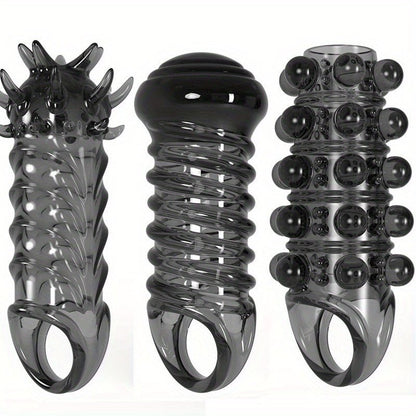 Men's Adult Sex Toy Penis Cover Sleeve Penis Extender Reusable Delay Ejaculation Add More Fun And Excitement - My StoreMen's Adult Sex Toy Penis Cover Sleeve Penis Extender Reusable Delay Ejaculation Add More Fun And Excitementthai - adultMy StoreBlackBZMen's Adult Sex Toy Penis Cover Sleeve Penis Extender Reusable Delay Ejaculation Add More Fun And Excitement