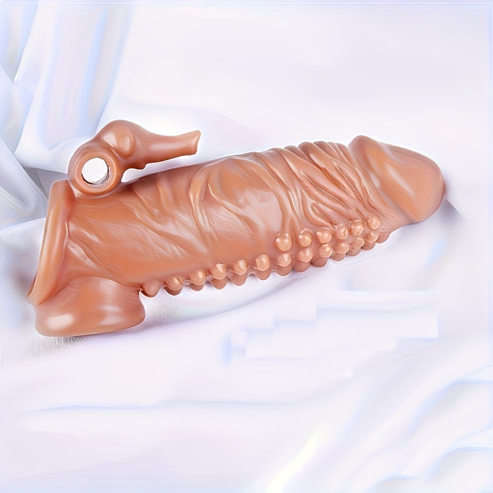 Men's Adult Sex Toy Penis Cover Sleeve Penis Extender Reusable Delay Ejaculation Add More Fun And Excitement For Men Women Couples - My StoreMen's Adult Sex Toy Penis Cover Sleeve Penis Extender Reusable Delay Ejaculation Add More Fun And Excitement For Men Women Couplesthai - adultMy StoreApricotMen's Adult Sex Toy Penis Cover Sleeve Penis Extender Reusable Delay Ejaculation Add More Fun And Excitement For Men Women Couples