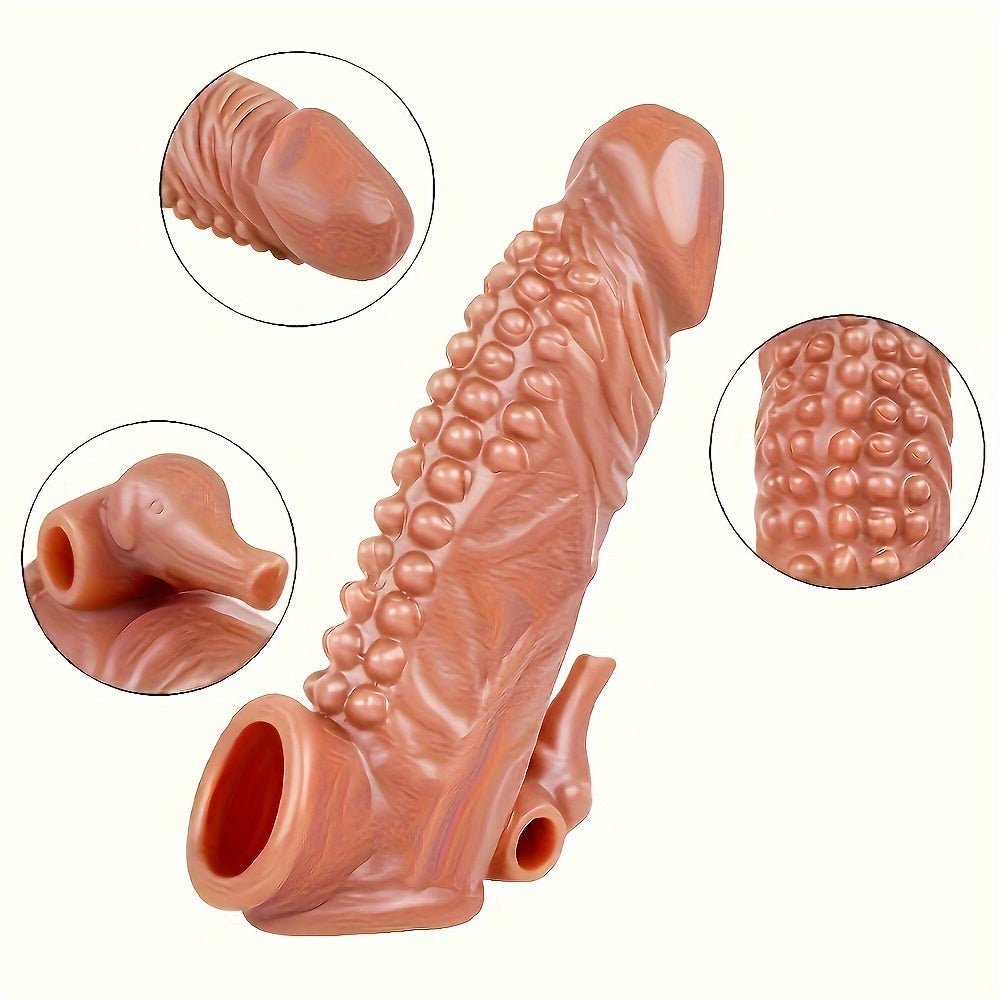 Men's Adult Sex Toy Penis Cover Sleeve Penis Extender Reusable Delay Ejaculation Add More Fun And Excitement For Men Women Couples - My StoreMen's Adult Sex Toy Penis Cover Sleeve Penis Extender Reusable Delay Ejaculation Add More Fun And Excitement For Men Women Couplesthai - adultMy StoreApricotMen's Adult Sex Toy Penis Cover Sleeve Penis Extender Reusable Delay Ejaculation Add More Fun And Excitement For Men Women Couples