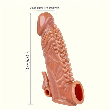 Men's Adult Sex Toy Penis Cover Sleeve Penis Extender Reusable Delay Ejaculation Add More Fun And Excitement For Men Women Couples - My StoreMen's Adult Sex Toy Penis Cover Sleeve Penis Extender Reusable Delay Ejaculation Add More Fun And Excitement For Men Women Couplesthai - adultMy StoreApricotMen's Adult Sex Toy Penis Cover Sleeve Penis Extender Reusable Delay Ejaculation Add More Fun And Excitement For Men Women Couples