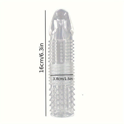 Men's Crystal Adult Sex Toy Penis Cover Sleeve Penis Extender Reusable Delay Ejaculation Add More Fun And Excitement For Men Women Couples - My StoreMen's Crystal Adult Sex Toy Penis Cover Sleeve Penis Extender Reusable Delay Ejaculation Add More Fun And Excitement For Men Women Couplesthai - adultMy StoreWhiteMen's Crystal Adult Sex Toy Penis Cover Sleeve Penis Extender Reusable Delay Ejaculation Add More Fun And Excitement For Men Women Couples