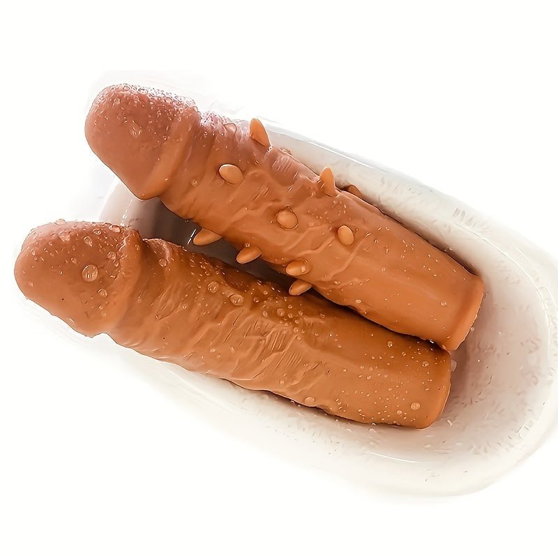 Men's Sexy Adult Penis Cover Enlargement Penis Sleeve Extender Reusable Delay Ejaculation Sex Toys - My StoreMen's Sexy Adult Penis Cover Enlargement Penis Sleeve Extender Reusable Delay Ejaculation Sex Toysthai - adultMy StoreMixed ColorAMen's Sexy Adult Penis Cover Enlargement Penis Sleeve Extender Reusable Delay Ejaculation Sex Toys