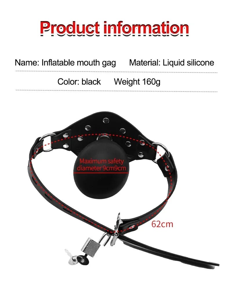 Mouth Gag Adjustable Ball Adult Games Flirting Fetish Roleplay BDSM Bondage Sex Toys For Women Couples No Vibrator For Women - My StoreMouth Gag Adjustable Ball Adult Games Flirting Fetish Roleplay BDSM Bondage Sex Toys For Women Couples No Vibrator For Womenthai - adultMy StoreblackMouth Gag Adjustable Ball Adult Games Flirting Fetish Roleplay BDSM Bondage Sex Toys For Women Couples No Vibrator For Women